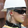 Jackson Safety H20 Reusable Soft TPE Ear Plugs, Flanged Shape, 26 dB, Orange, 4 PK 67221